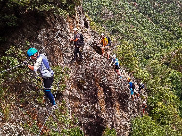 VIA FERRATA DU ROC DE LA CAMPANA