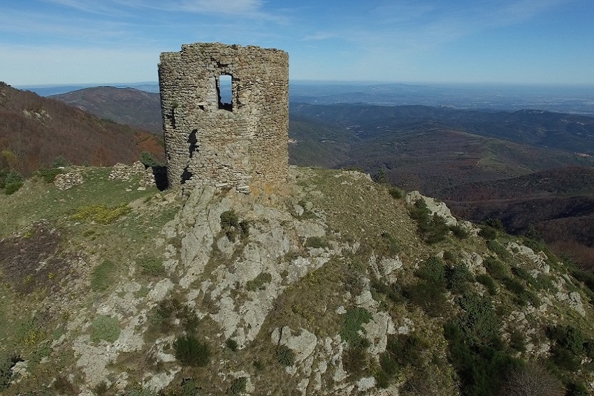 Torre de Batera et voie romaine